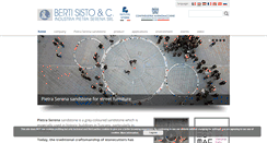 Desktop Screenshot of pietraserena-bertisisto.com