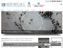 Tablet Screenshot of pietraserena-bertisisto.com